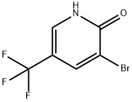 3-Bromo-2-hydroxy-5-(trifluoromethyl)pyridine 구조식 이미지