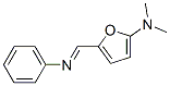 2-푸라나민,N,N-디메틸-5-[(페닐이미노)메틸]- 구조식 이미지