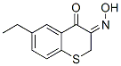 2H-1-Benzothiopyran-3,4-dione,6-ethyl-,3-oxime(9CI) Structure