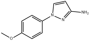 3-Амино-1-(4-метоксифенил)-1Н-пиразол структурированное изображение