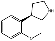 피롤리딘,3-(2-메톡시페닐)-,(3R)-(9CI) 구조식 이미지