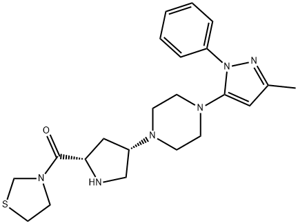 Teneligliptin Structure