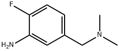 벤젠메탄아민,3-아미노-4-플루오로-N,N-디메틸-(9CI) 구조식 이미지