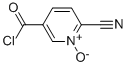 3-피리딘카르보닐클로라이드,6-시아노-,1-옥사이드(9CI) 구조식 이미지