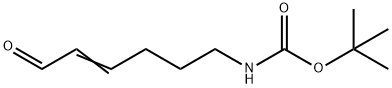 Carbamic acid, (6-oxo-4-hexenyl)-, 1,1-dimethylethyl ester (9CI) Structure