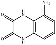 2,3-Quinoxalinedione,5-amino-1,4-dihydro-(9CI) 구조식 이미지