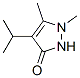 3H-Pyrazol-3-one, 1,2-dihydro-1,5-dimethyl-4-(1-methylethyl)- (9CI) 구조식 이미지