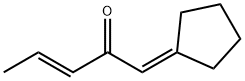 3-Penten-2-one,1-cyclopentylidene-,(3E)-(9CI) 구조식 이미지