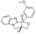 1,4-Epoxy-1H,3H-(1,4)oxazepino(4,3-a)benzimidazole, 4,5-dihydro-1-(3-m ethoxyphenyl)- 구조식 이미지