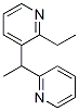 Pyridine, 2-ethyl-3-[1-(2-pyridinyl)ethyl]- (9CI) Structure