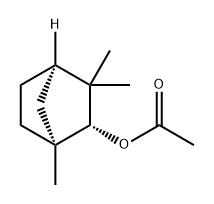 [(1S,2S,4R)-1,3,3-trimethylnorbornan-2-yl] acetate 구조식 이미지