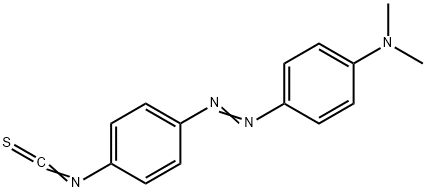 4-(N,N-DIMETHYLAMINO)AZOBENZENE-4'-ISOTHIOCYANATE Structure