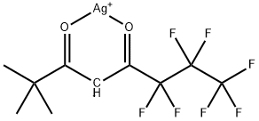 (6,6,7,7,8,8,8-HEPTAFLUORO-2,2-DIMETHYL-3,5-OCTANEDIONATO)SILVER Structure