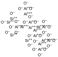 tetradecaaluminium tetrastrontium pentacosaoxide Structure