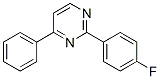 2-(4-플루오로페닐)-4-페닐피리미딘 구조식 이미지