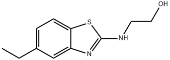 에탄올,2-[(5-에틸-2-벤조티아졸릴)아미노]-(9CI) 구조식 이미지