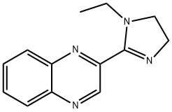 Quinoxaline, 2-(1-ethyl-4,5-dihydro-1H-imidazol-2-yl)- (9CI) 구조식 이미지