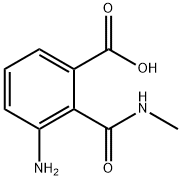 Benzoic acid, 3-amino-2-[(methylamino)carbonyl]- (9CI) Structure
