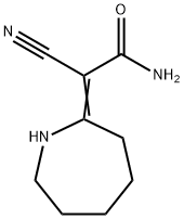 2-[(2Z)-Azepan-2-ylidene]-2-cyanoacetamide Structure