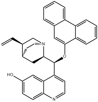 (9S)-9-(9-phenanthrenyloxy)-Cinchonan-6'-ol Structure