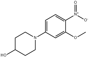 1-(3-Methoxy-4-nitrophenyl)piperidin-4-ol Structure