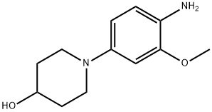 1-(4-아미노-3-메톡시페닐)피페리딘-4-올 구조식 이미지