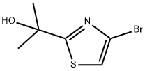 4-Bromo-2-(2-hydroxyprop-2-yl)-1,3-thiazole 구조식 이미지