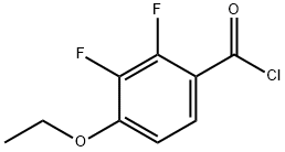 4-Ethoxy-2,3-difluorobenzoylchloride 구조식 이미지