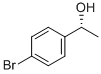 (R)-4-Bromo-alpha-methylbenzyl alcohol 구조식 이미지