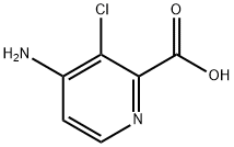 4-AMINO-3-CHLORO-PYRIDINE-2-CARBOXYLIC ACID Structure