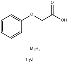 PHENOXYACETIC ACID MAGNESIUM SALT Structure