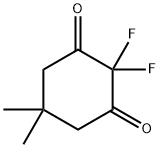 2,2-DIFLUORO-5,5-DIMETHYL-1,3-CYCLOHEXANEDIONE MONOHYDRATE Structure