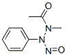 Acetic acid, 1-methyl-2-nitroso-2-phenylhydrazide Structure