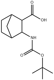 Boc-3-exo-aminobicyclo[2.2.1]-heptane-2-exo-carboxylic acid Structure