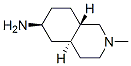 6-Isoquinolinamine,decahydro-2-methyl-,(4aalpha,6beta,8abeta)-(9CI) 구조식 이미지