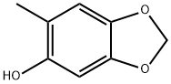 1,3-Benzodioxol-5-ol,  6-methyl- 구조식 이미지