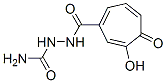 1,3,6-사이클로헵타트리엔-1-카복실산,6-하이드록시-5-옥소-,2-(아미노카보닐)하이드라지드(9CI) 구조식 이미지