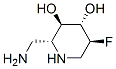 3,4-Piperidinediol,2-(aminomethyl)-5-fluoro-,[2R-(2alpha,3beta,4alpha,5beta)]-(9CI) 구조식 이미지