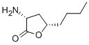 2(3H)-Furanone, 3-amino-5-butyldihydro-, (3R,5S)- (9CI) Structure