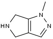 피롤로[3,4-c]피라졸,1,4,5,6-테트라하이드로-1-메틸-(9CI) 구조식 이미지