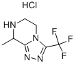 3-(TRIFLUOROMETHYL)-5,6,7,8-TETRAHYDRO-8-METHYL-[1,2,4]TRIAZOLO[4,3-A]PYRAZINE HYDROCHLORIDE 구조식 이미지