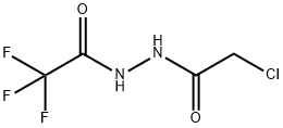 1-(Chloroacetyl)-2-(trifluoroacetyl)hydrazine 구조식 이미지