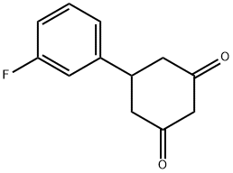 1,3-Cyclohexanedione, 5-(3-fluorophenyl)- Structure