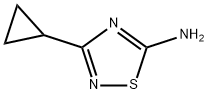 3-cyclopropyl-1,2,4-thiadiazol-5-amine Structure
