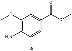 4-AMino-3-broMo-5-Methoxy-benzoic acid Methyl ester Structure