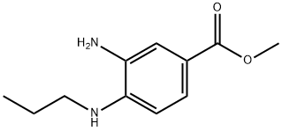 벤조산,3-아미노-4-(프로필아미노)-,메틸에스테르(9CI) 구조식 이미지