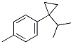 Benzene, 1-methyl-4-[1-(1-methylethyl)cyclopropyl]- (9CI) 구조식 이미지