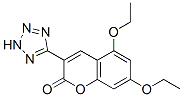 5,7-diethoxy-3-(2H-tetrazol-5-yl)chromen-2-one 구조식 이미지