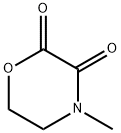 2,3-Morpholinedione, 4-methyl- Structure
