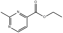 4-Pyrimidinecarboxylicacid,2-methyl-,ethylester(9CI) 구조식 이미지